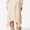 Felixa Long Pleated Flowing Crepe Skirt Felixa Long Pleated Flowing Crepe Skirt