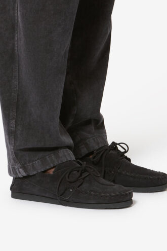 Fenlis Suede Calfskin Leather Loafers Fenlis Suede Calfskin Leather Loafers