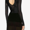 Feryelle Lace Patchwork Knit Sweater Feryelle Lace Patchwork Knit Sweater