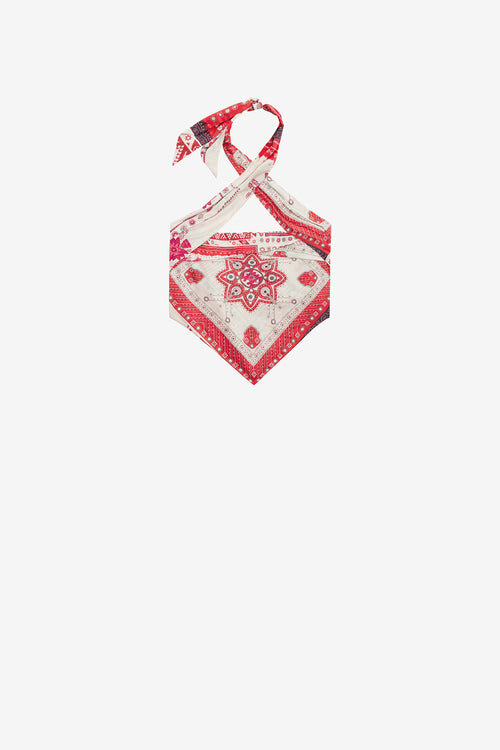 Feyza Printed Cotton Voile Top Feyza Printed Cotton Voile Top