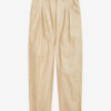 Fidji Straight-Leg Coated Linen Pants
