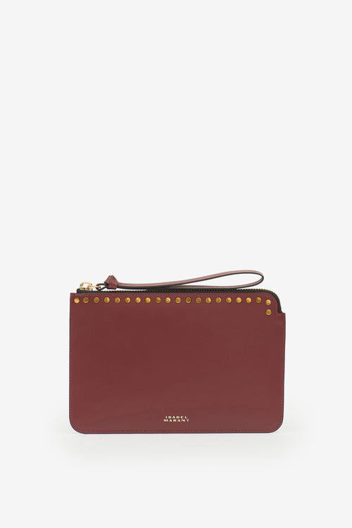 Flat Pouch Leather Clutch Bag Flat Pouch Leather Clutch Bag