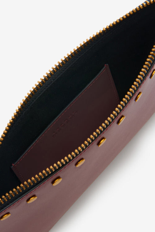 Flat Pouch Leather Clutch Bag Flat Pouch Leather Clutch Bag