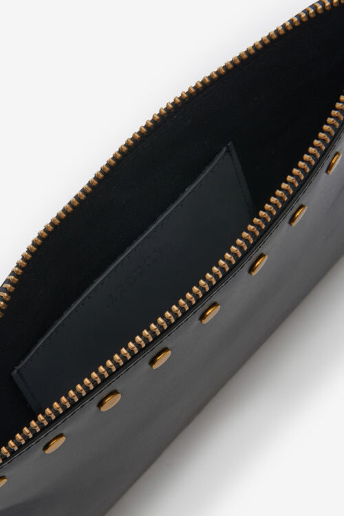 Flat Pouch Leather Clutch Bag Flat Pouch Leather Clutch Bag