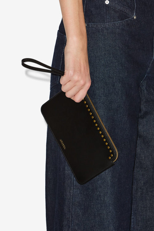 Flat Pouch Leather Clutch Bag Flat Pouch Leather Clutch Bag