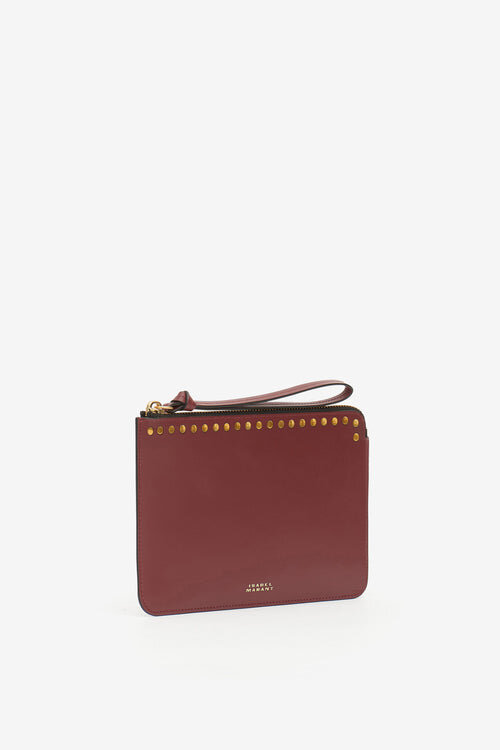 Flat Pouch Leather Clutch Bag Flat Pouch Leather Clutch Bag