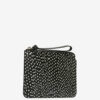 Flat Pouch Printed Leather Clutch Bag