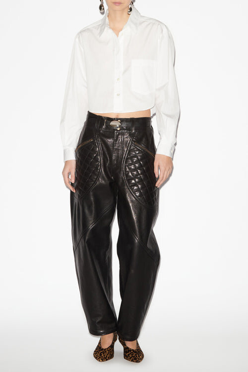 Fleora Short Plain-Colored Silk Blend Shirt Fleora Short Plain-Colored Silk Blend Shirt