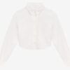 Fleora Short Plain-Colored Silk Blend Shirt Fleora Short Plain-Colored Silk Blend Shirt