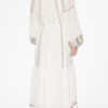 Florenza Long Embroidered Gauze Dress Florenza Long Embroidered Gauze Dress