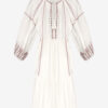 Florenza Long Embroidered Gauze Dress Florenza Long Embroidered Gauze Dress
