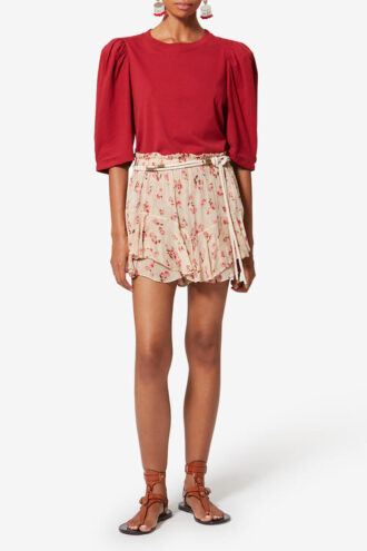 Flowing Printed Muslin Shorts Flowing Printed Muslin Shorts