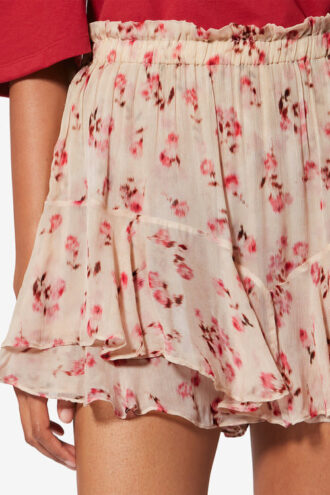 Flowing Printed Muslin Shorts Flowing Printed Muslin Shorts