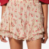 Flowing Printed Muslin Shorts