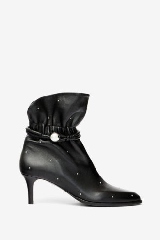 Forla Studded Leather Ankle Boots
