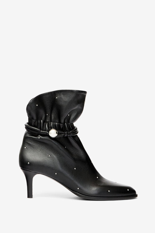Forla Studded Leather Ankle Boots Forla Studded Leather Ankle Boots