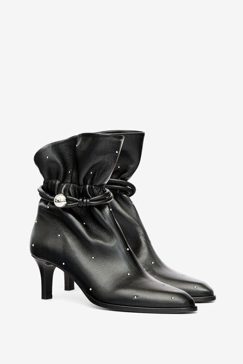 Forla Studded Leather Ankle Boots Forla Studded Leather Ankle Boots