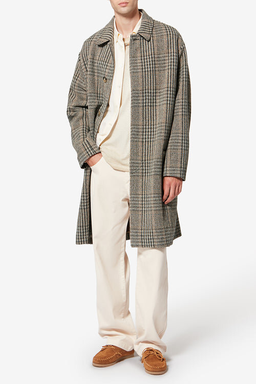 Franco Prince-Of-Wales Check Virgin Wool Coat Franco Prince-Of-Wales Check Virgin Wool Coat