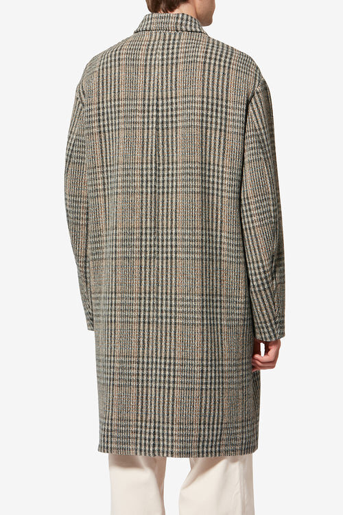 Franco Prince-Of-Wales Check Virgin Wool Coat Franco Prince-Of-Wales Check Virgin Wool Coat