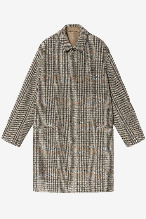 Franco Prince-Of-Wales Check Virgin Wool Coat Franco Prince-Of-Wales Check Virgin Wool Coat