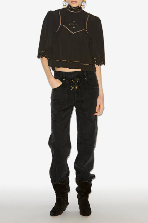 Frany English Embroidery Top Frany English Embroidery Top