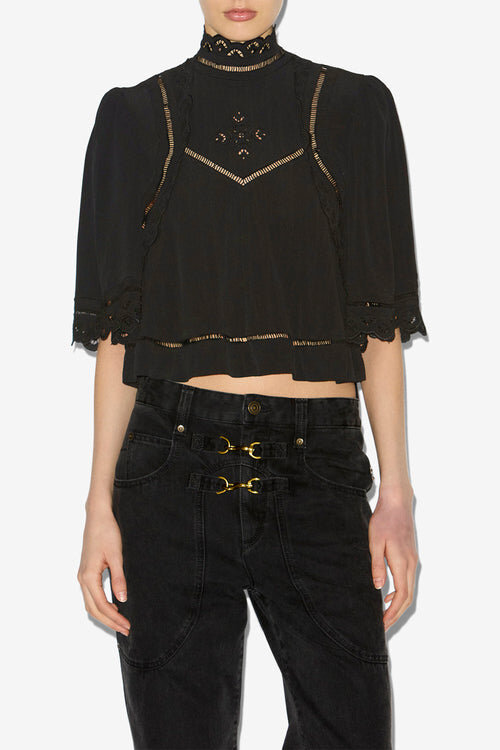 Frany English Embroidery Top Frany English Embroidery Top