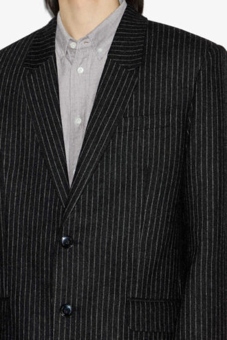 Freddie Striped Wool Suit Jacket