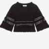 Frizy Crochet Knit Cropped Top Frizy Crochet Knit Cropped Top