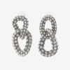 Funky Ring Rhinestone Earrings Funky Ring Rhinestone Earrings