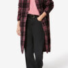 Gabriel Long Checkered Wool Coat Gabriel Long Checkered Wool Coat