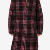 Gabriel Long Checkered Wool Coat Gabriel Long Checkered Wool Coat