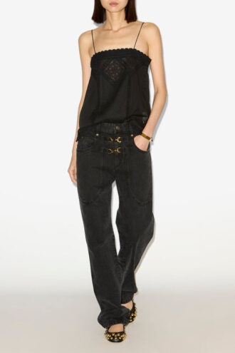 Gaelia Strappy Cotton Voile Top