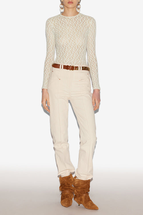 Gaelle Long-Sleeve Lace Top Gaelle Long-Sleeve Lace Top