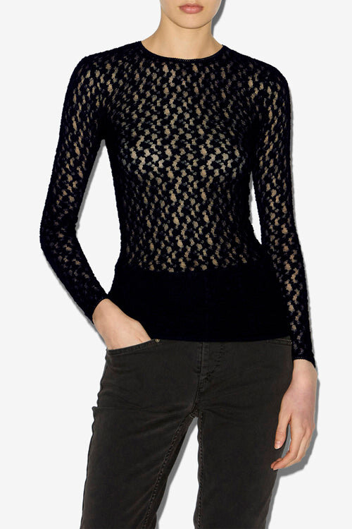 Gaelle Long-Sleeve Lace Top Gaelle Long-Sleeve Lace Top