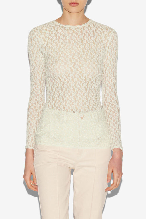 Gaelle Long-Sleeve Lace Top Gaelle Long-Sleeve Lace Top