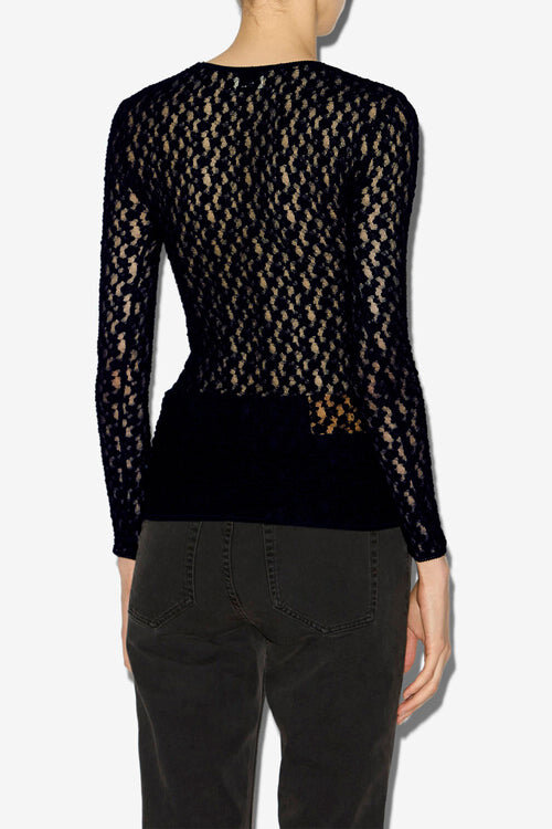 Gaelle Long-Sleeve Lace Top Gaelle Long-Sleeve Lace Top