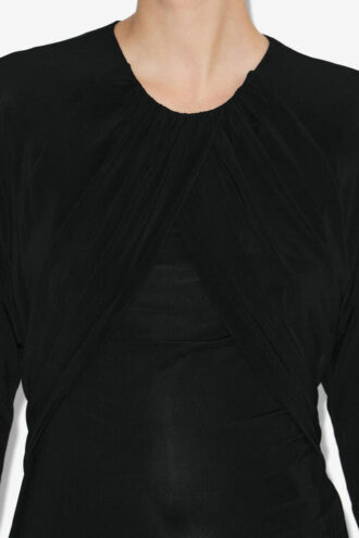 Gaetane Draped Jersey Top Gaetane Draped Jersey Top