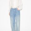 Gaia Blouse in Plain-Colored Cotton Voile Gaia Blouse in Plain-Colored Cotton Voile