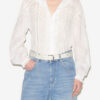 Gaia Blouse in Plain-Colored Cotton Voile Gaia Blouse in Plain-Colored Cotton Voile
