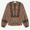 Gayle Printed Cotton Voile Blouse Gayle Printed Cotton Voile Blouse