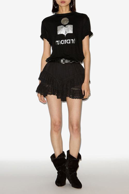 Geana Frilly Cotton and Lace Shorts Geana Frilly Cotton and Lace Shorts