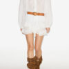 Geana Frilly Cotton and Lace Shorts Geana Frilly Cotton and Lace Shorts