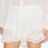 Geana Frilly Cotton and Lace Shorts Geana Frilly Cotton and Lace Shorts