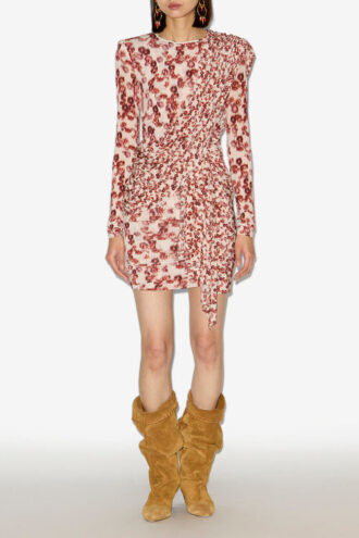 Georgia Draped Flowing Jersey Dress Georgia Draped Flowing Jersey Dress
