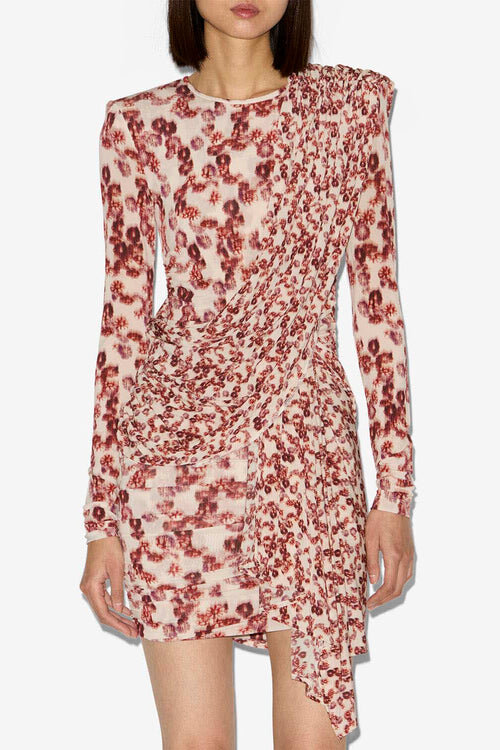 Georgia Draped Flowing Jersey Dress Georgia Draped Flowing Jersey Dress