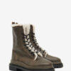 Ghiso Fur-Lined Leather Boots Ghiso Fur-Lined Leather Boots