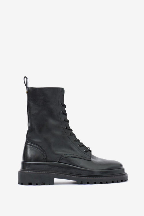 Ghiso Smooth Leather Low Boots Ghiso Smooth Leather Low Boots