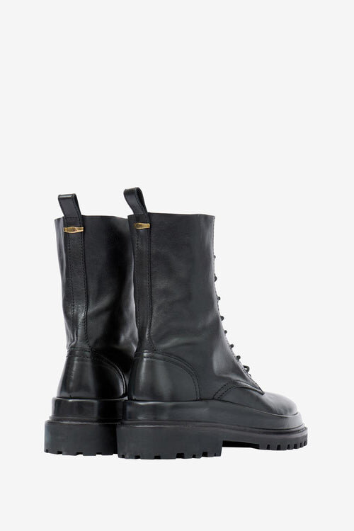 Ghiso Smooth Leather Low Boots Ghiso Smooth Leather Low Boots