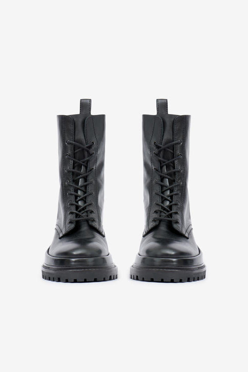 Ghiso Smooth Leather Low Boots Ghiso Smooth Leather Low Boots