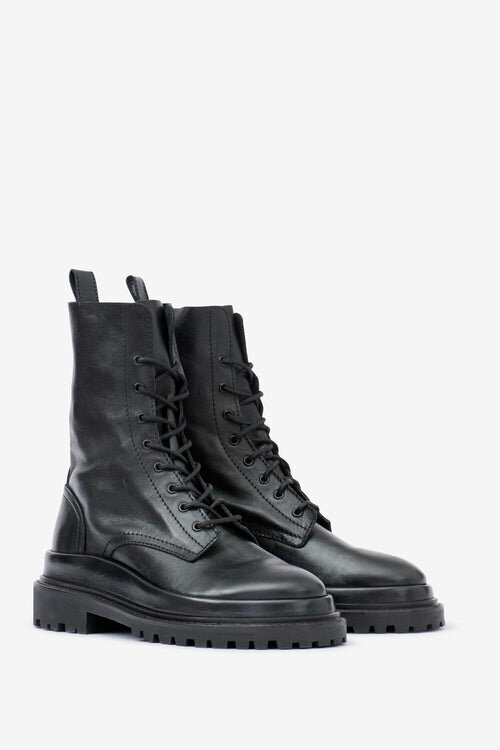 Ghiso Smooth Leather Low Boots Ghiso Smooth Leather Low Boots
